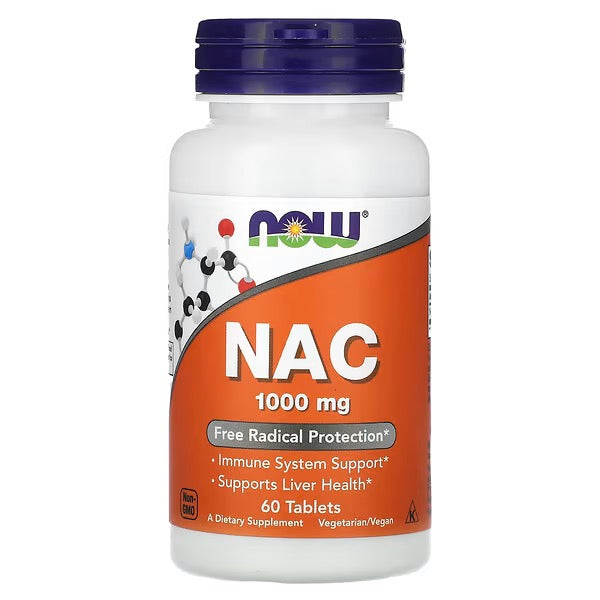 NOW Foods, NAC, 1000 mg, 60 Tabletten