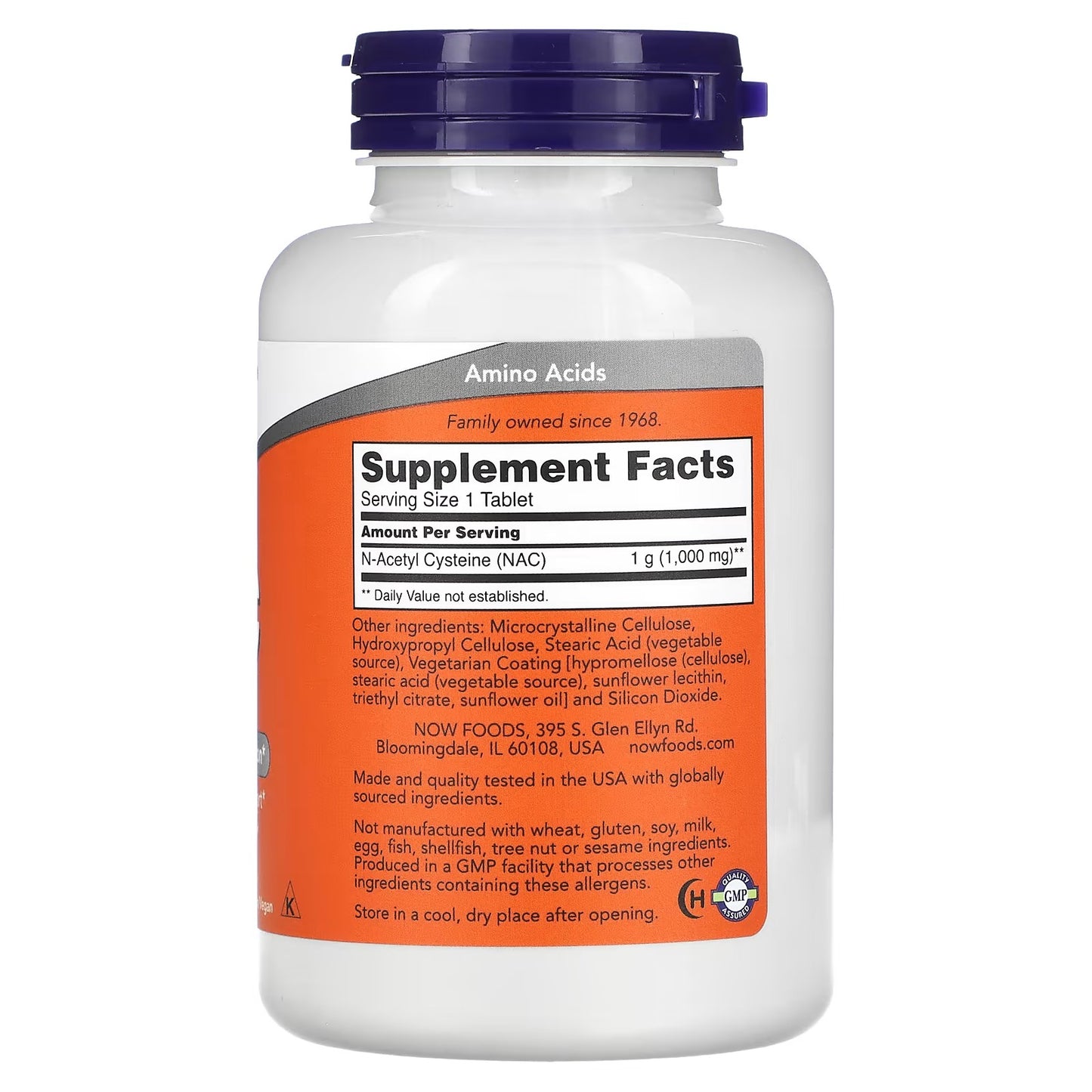 NOW Foods, NAC, 1000 mg, 120 Tabletten