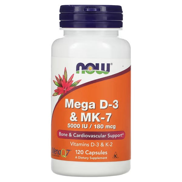 Mega D3 & MK-7, 120 Capsules