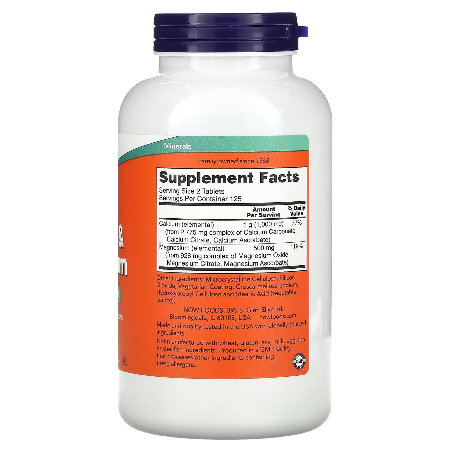 NOW Foods, Calcium & Magnesium, 250 Tabletten