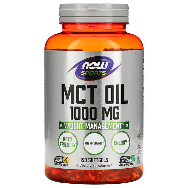 NOW Foods, MCT Olie, 1000 mg, 150 Softgels