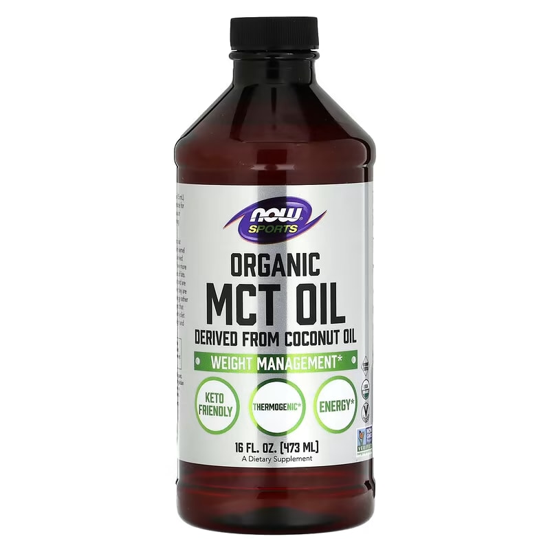 NOW Foods, Biologisch MCT Olie, 473 ml