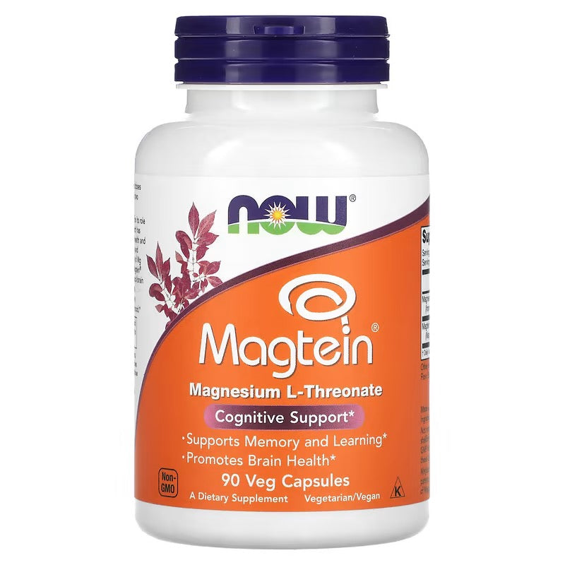 NOW Foods, Magtein, 90 Veg Capsules