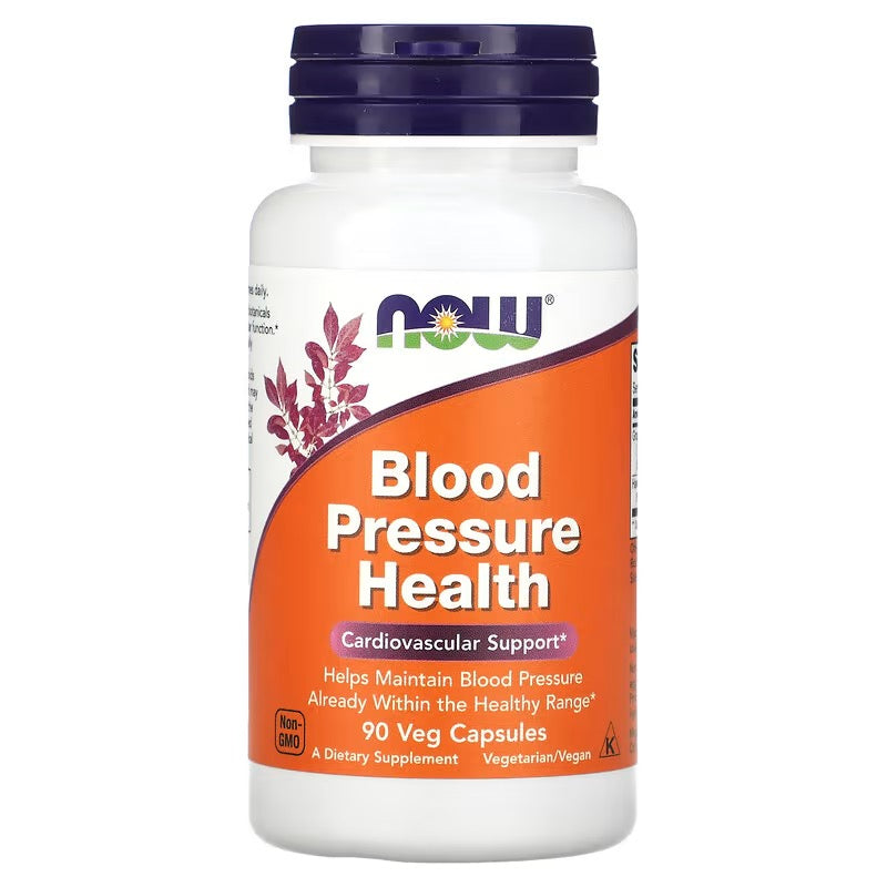 NOW Foods, Bloeddruk Gezondheid 90 Veg Capsules
