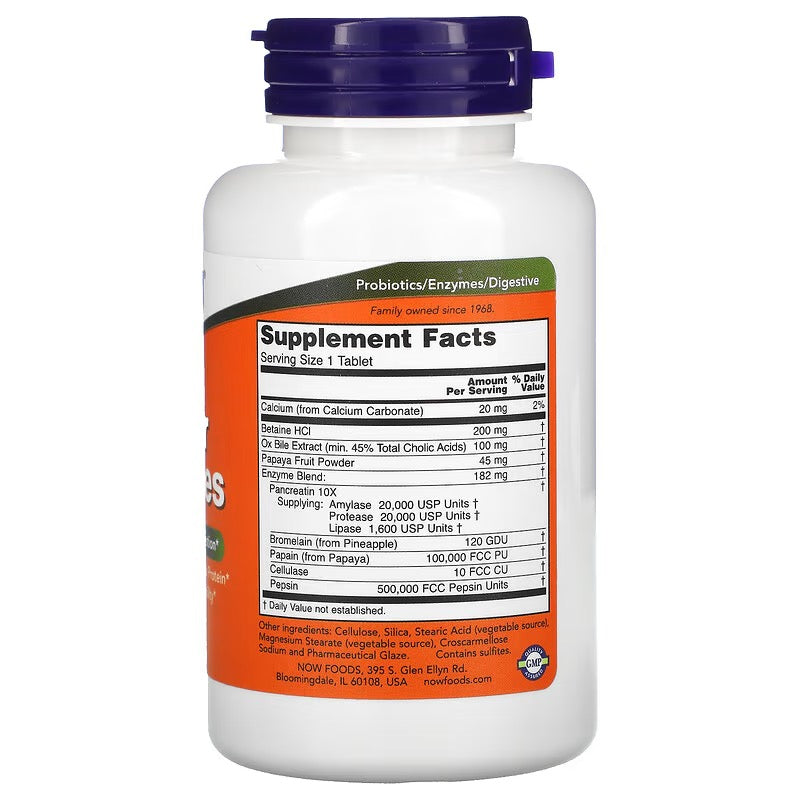NOW Foods, Super Enzymen, 90 Tabletten