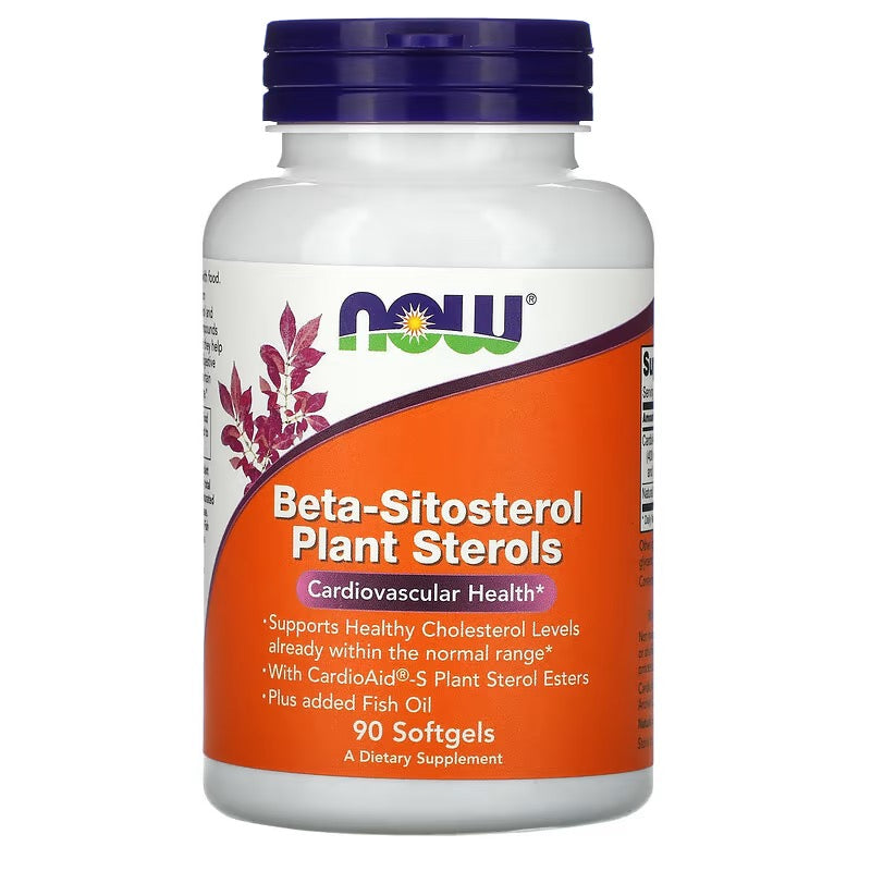 NOW Foods, Beta-Sitosterol Plantensterolen, 90 Softgels