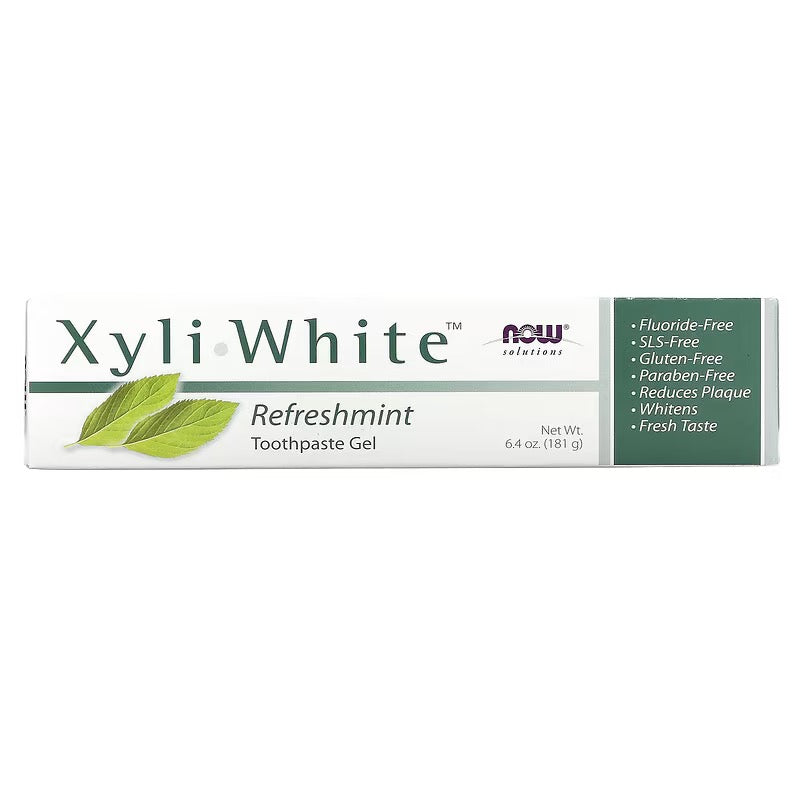 NOW Foods, XyliWhite, Toothpaste Gel, Refreshmint, 6.4 oz (181 g)