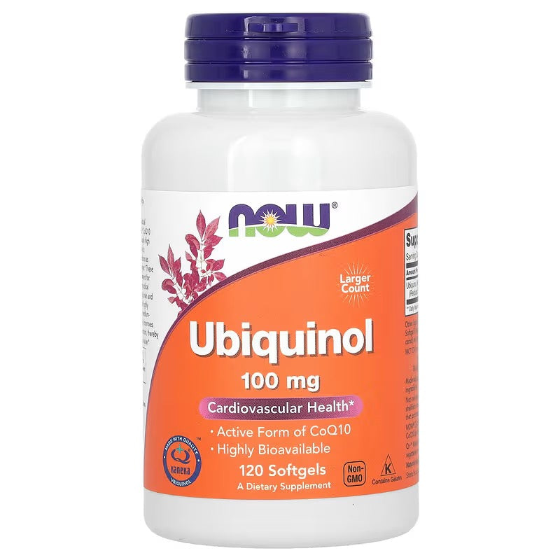 NOW Foods, Ubiquinol, 100 mg, 120 Softgels