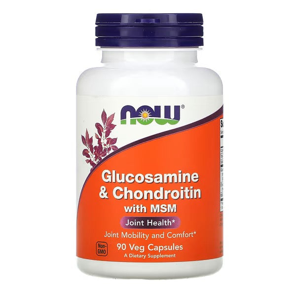 NOW Foods, Glucosamine & Chondroitin met MSM, 90 Capsules