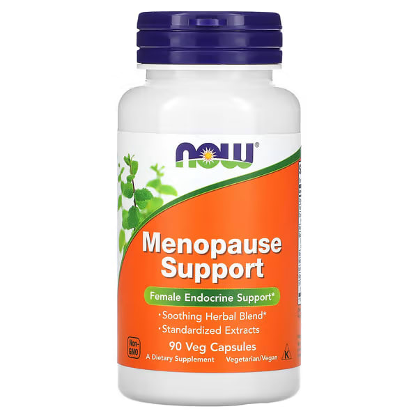 NOW Foods, Menopauze ondersteuning, 90 vegetarische capsules
