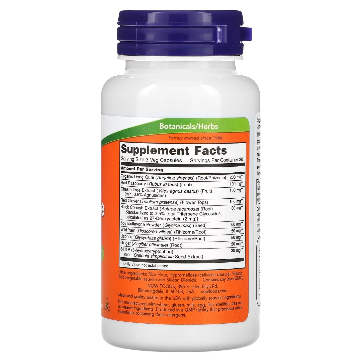 NOW Foods, Menopauze ondersteuning, 90 vegetarische capsules