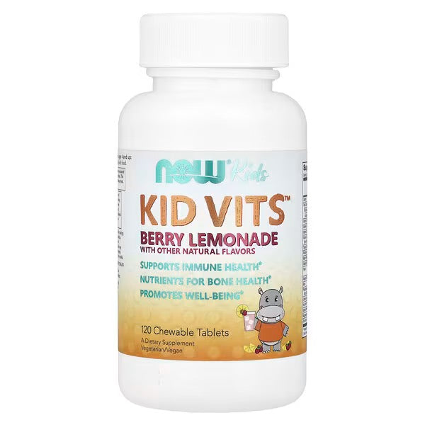 NOW Foods, Kid Vits™, Berry Lemonade, 120 Chewable Tablets