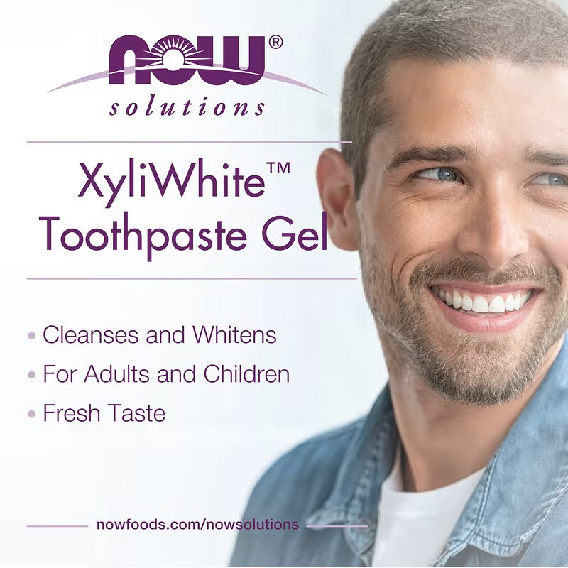 NOW Foods, XyliWhite, Toothpaste Gel, Refreshmint, 6.4 oz (181 g)