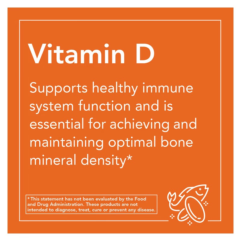 NOW Foods, Vitamine D3, High Potency , 10,000 IU, 120 Softgels