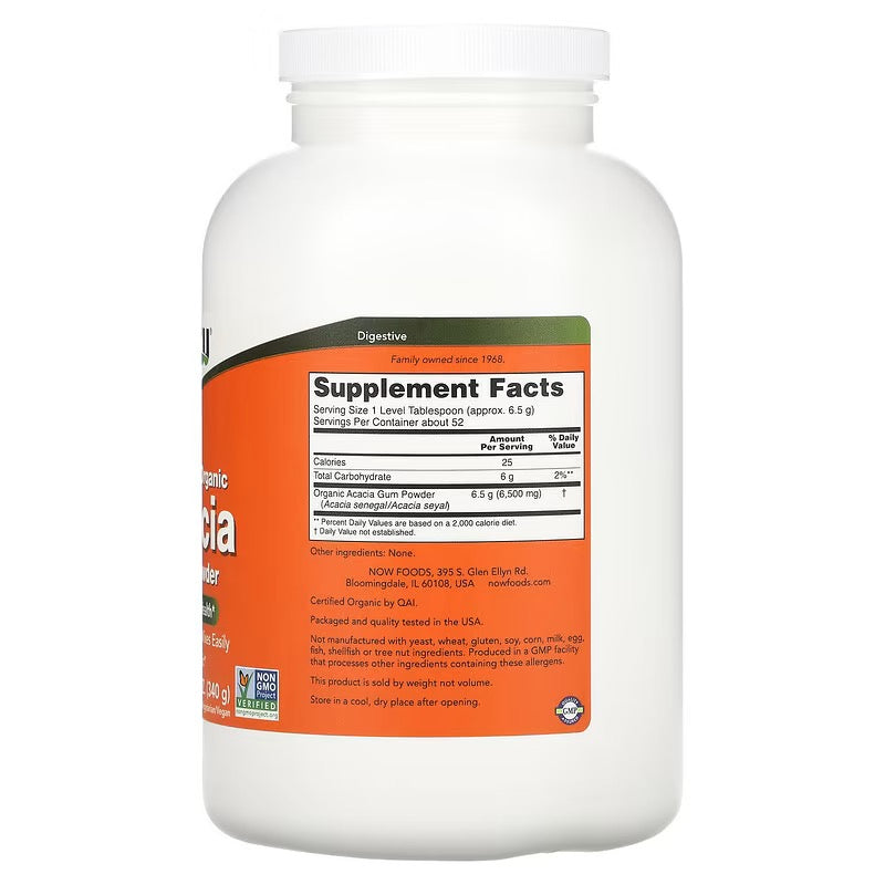 NOW Foods, Biologisch Acacia poeder, 340 g