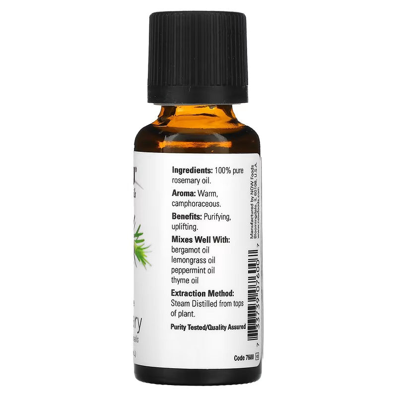 NOW Foods, Essentiële oliën, Rozemarijn, 30 ml