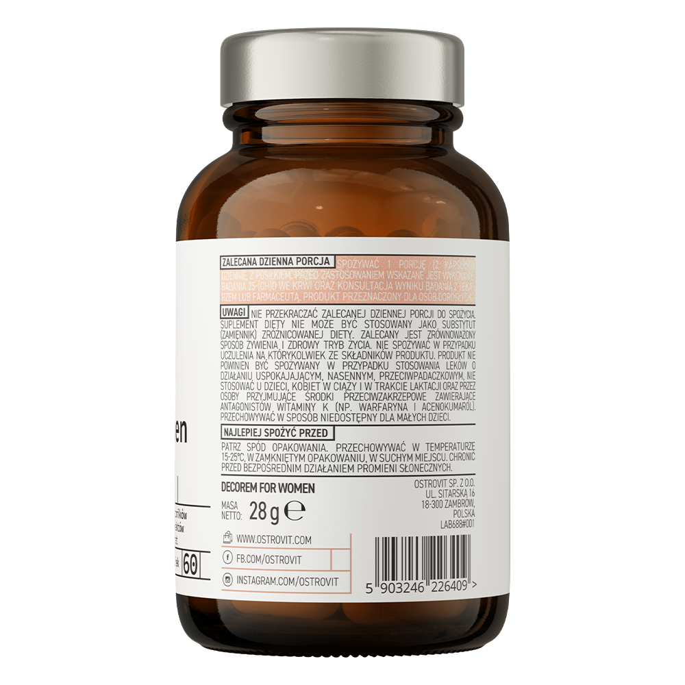 OstroVit, Decorem Women's Multi, 60 capsules