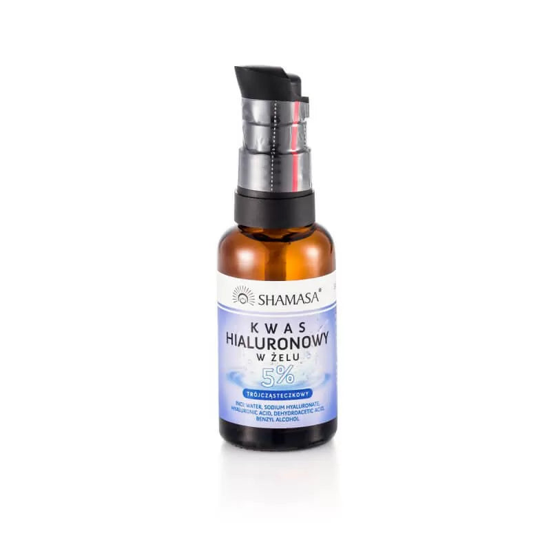 Shamasa, Hyaluronzuur 5% gel, met een handig pompje! 30 ml