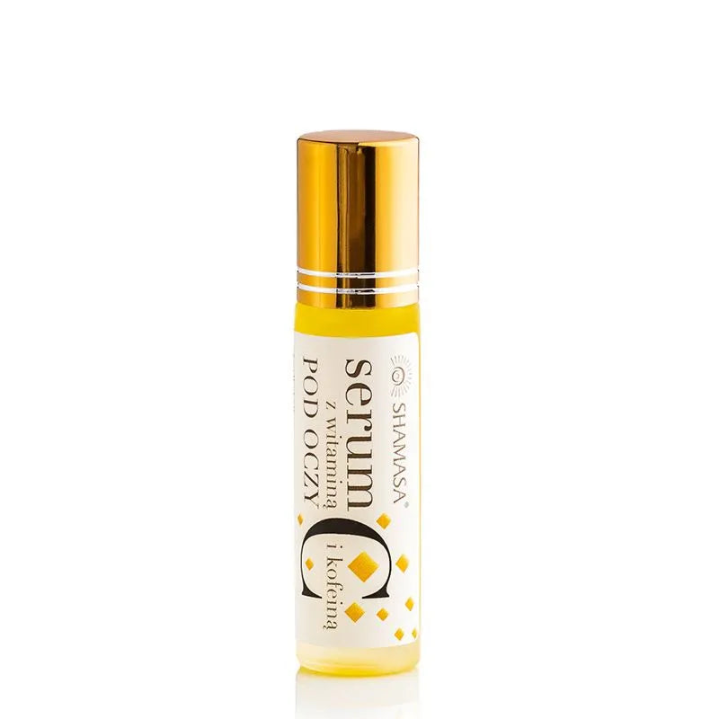 Shamasa, Intensief oogserum met vitamine C, cafeïne en acmelia - metalen applicatiebal