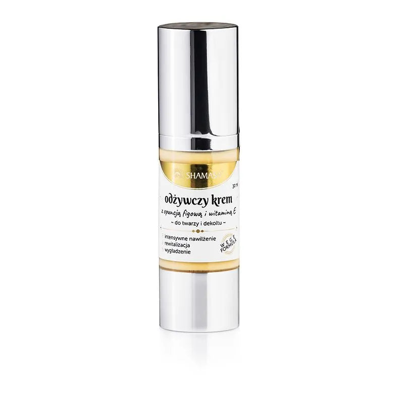 Shamasa, Voedende crème met cactusvijg en duindoorn, 30 ml