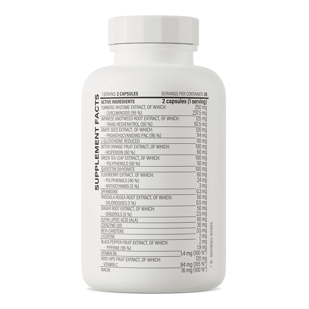 OstroVit, 17 Antioxidanten, 60 capsules