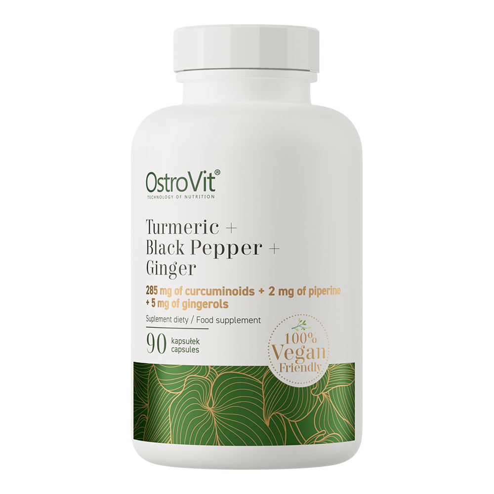 OstroVit, Kurkuma, Zwarte Peper en Gember, 90 capsules