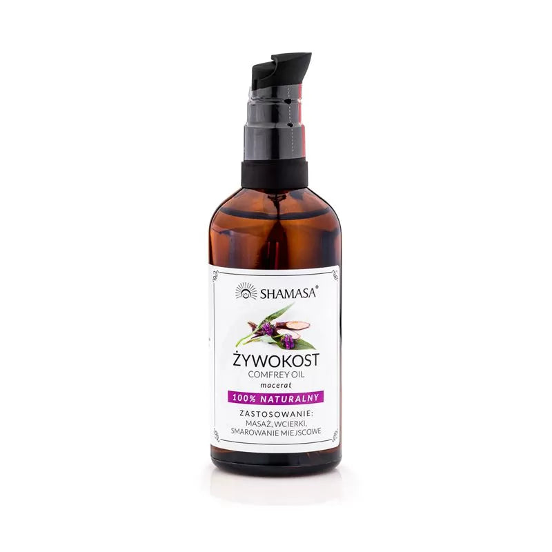 Shamasa, Comfrey (Smeerwortel olie) - natuurlijk, 100 ml