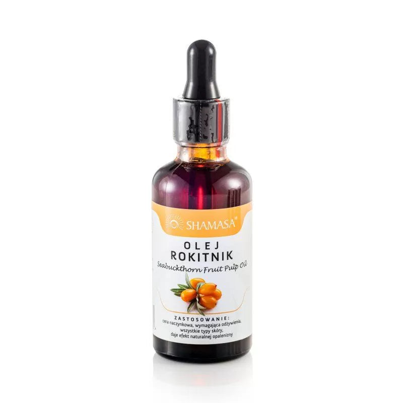 Shamasa, Duindoornolie, Puur, Koudgeperst, 50ml