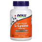 NOW Foods, L-Lysine, Dubbele sterkte, 1000 mg, 100 Tabletten