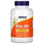 NOW Foods, Lijnzaadolie, 1000 mg, Vegan Formula 120 Veggie Softgels