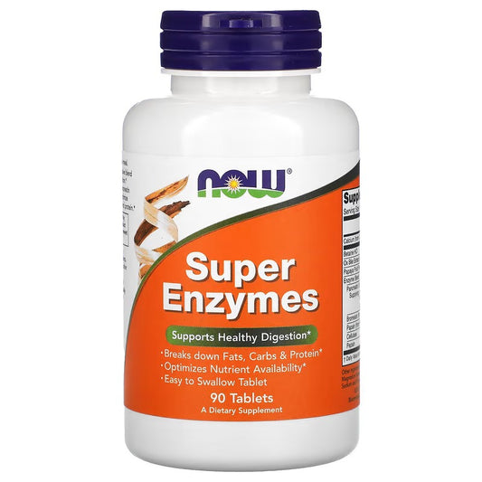 NOW Foods, Super Enzymen, 90 Tabletten