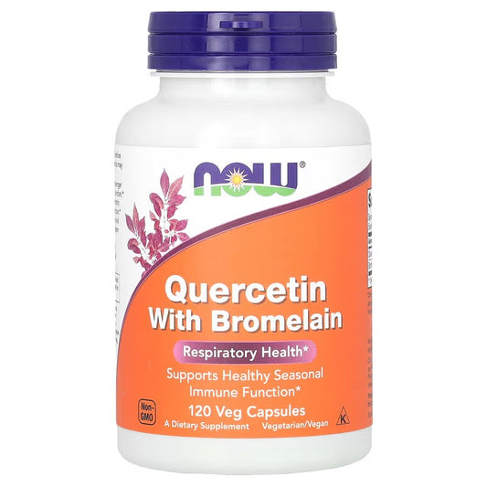 NOW Foods, Quercetine met Bromelaïne, 120 veg caps