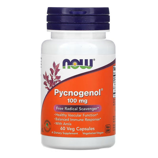 NOW Foods, Pycnogenol, 100 mg, 60 veg capsules