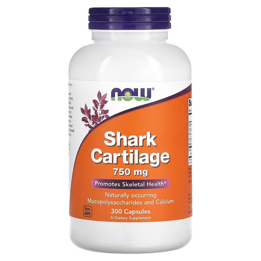 NOW Foods, Haaienkraakbeen, 750 mg, 300 caps
