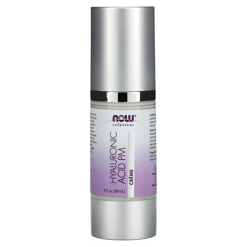 NOW Foods, Hyaluronzuur PM Crème, 59 ml