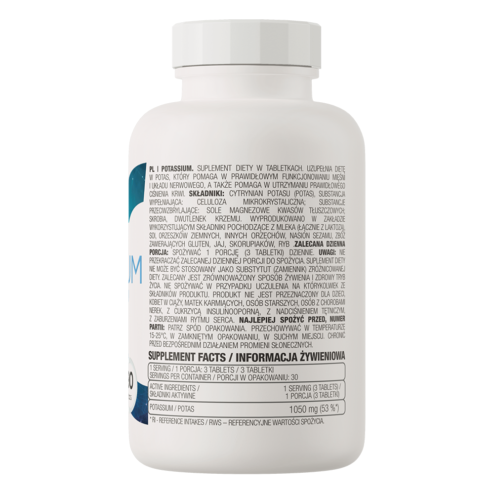OstroVit, Kalium, 1050 mg, 90 tabletten