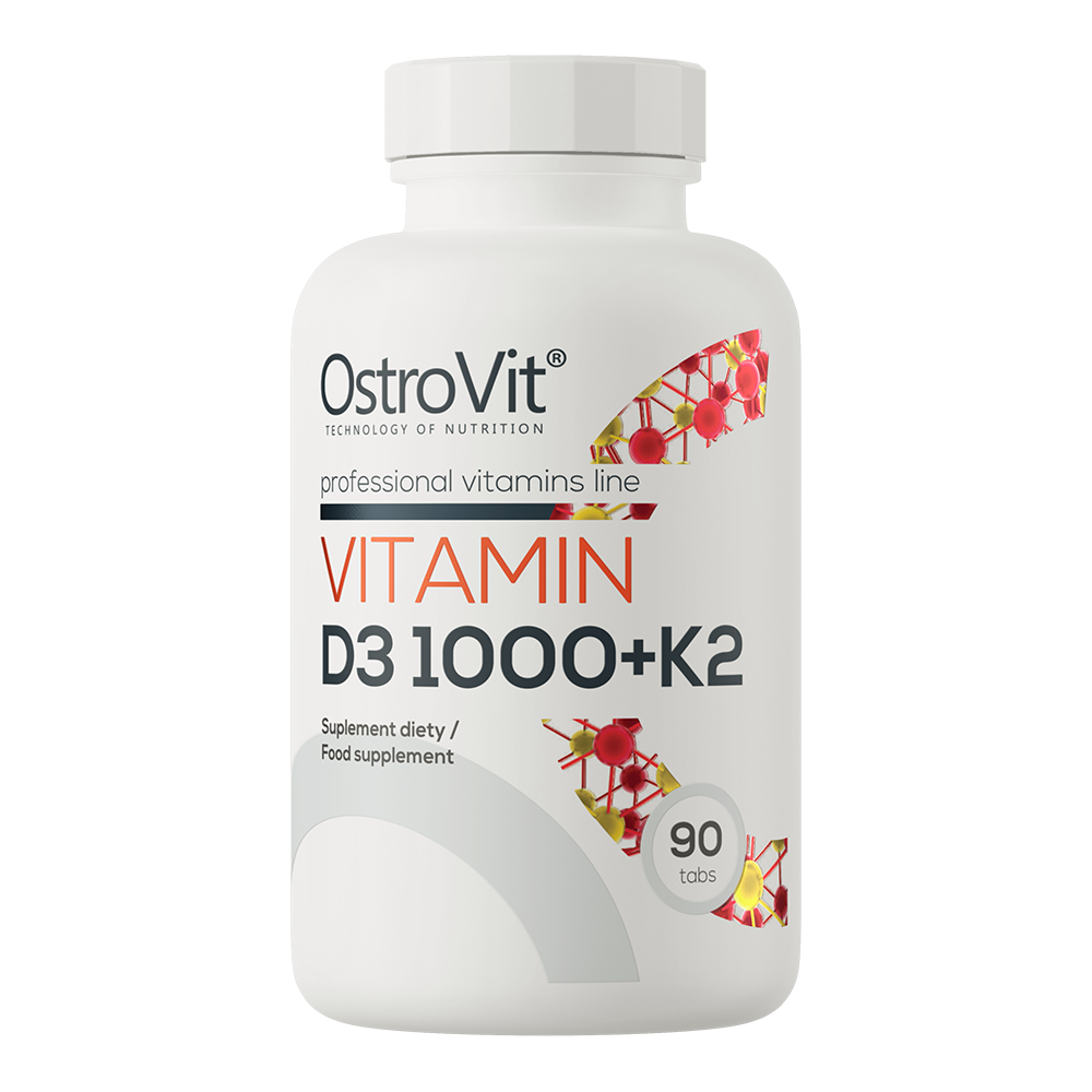 OstroVit, Vitamine D3 + K2, 90 tabletten