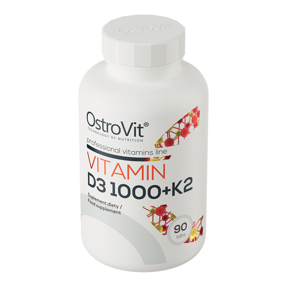 OstroVit, Vitamine D3 + K2, 90 tabletten